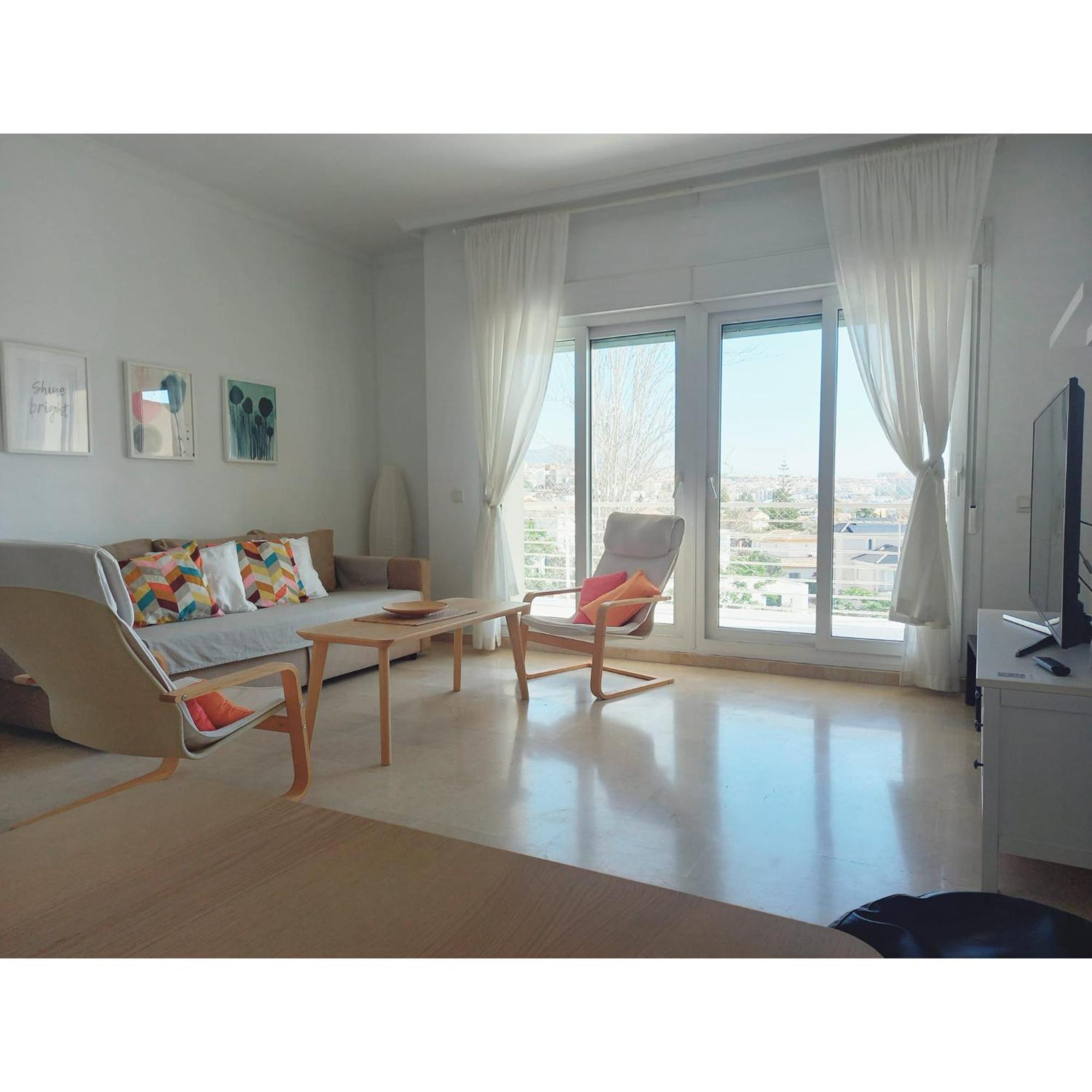 Amplio, Luminoso Y Moderno Apartamento Con Amplia Terraza Y Hermosas Vistas En Exclusiva Urbanizacion 베날마데나코스타 외부 사진